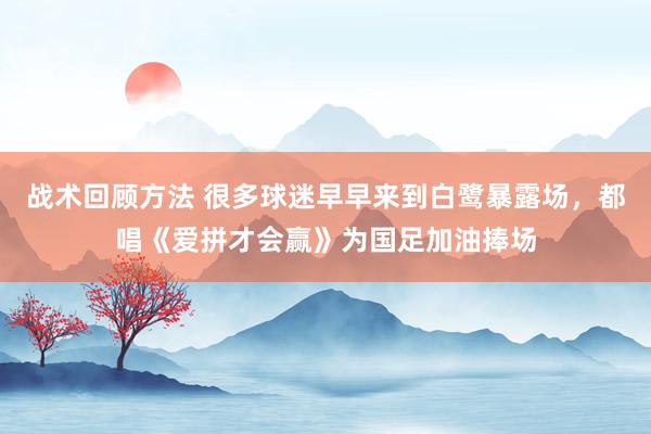 战术回顾方法 很多球迷早早来到白鹭暴露场，都唱《爱拼才会赢》为国足加油捧场