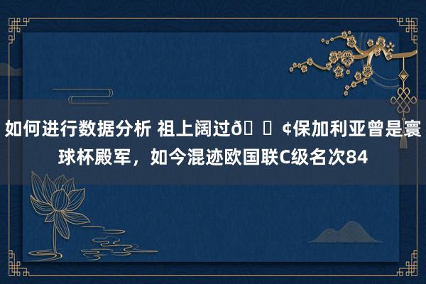 如何进行数据分析 祖上阔过😢保加利亚曾是寰球杯殿军，如今混迹欧国联C级名次84