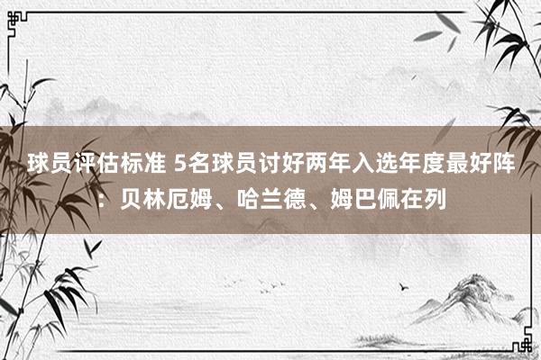 球员评估标准 5名球员讨好两年入选年度最好阵：贝林厄姆、哈兰德、姆巴佩在列