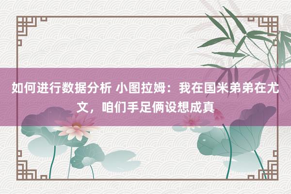 如何进行数据分析 小图拉姆：我在国米弟弟在尤文，咱们手足俩设想成真