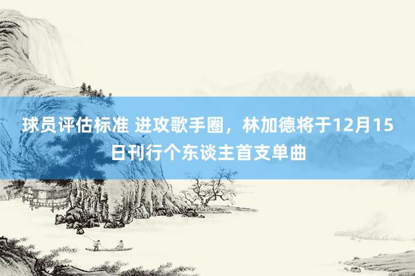 球员评估标准 进攻歌手圈，林加德将于12月15日刊行个东谈主首支单曲