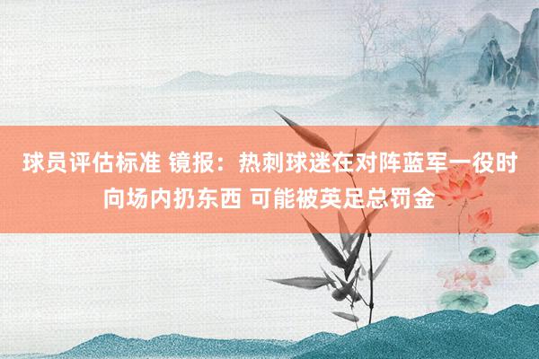 球员评估标准 镜报：热刺球迷在对阵蓝军一役时向场内扔东西 可能被英足总罚金