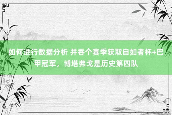 如何进行数据分析 并吞个赛季获取自如者杯+巴甲冠军，博塔弗戈是历史第四队