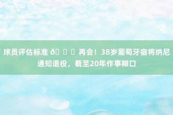 球员评估标准 👋再会！38岁葡萄牙宿将纳尼通知退役，截至20年作事糊口