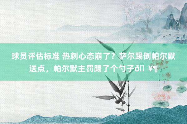 球员评估标准 热刺心态崩了？萨尔踢倒帕尔默送点，帕尔默主罚踢了个勺子🥶