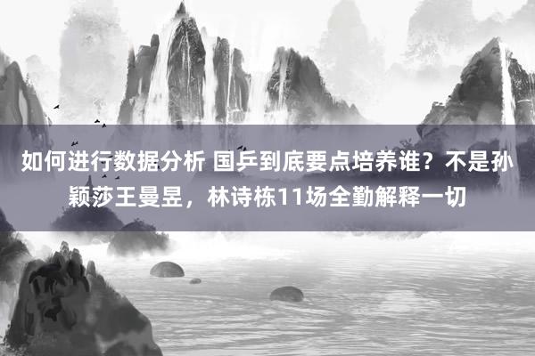 如何进行数据分析 国乒到底要点培养谁？不是孙颖莎王曼昱，林诗栋11场全勤解释一切